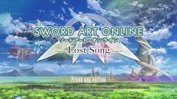 Sword Art Online: Lost Song Title Screen
